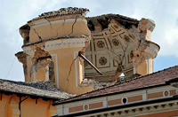 Italian Building after the Earthquake