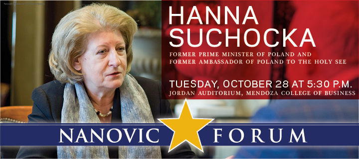 The Nanovic Forum with Hanna Suchocka