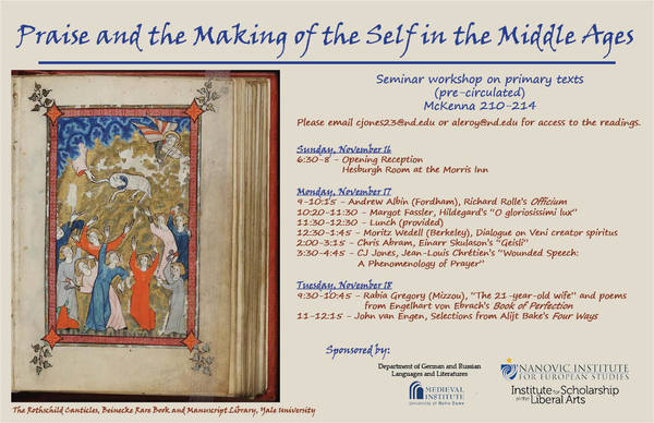 Praise and the Making of Self in the Middle Ages