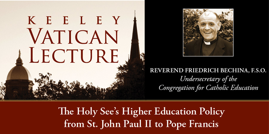 2016 Keeley Vatican Lecture with Rev