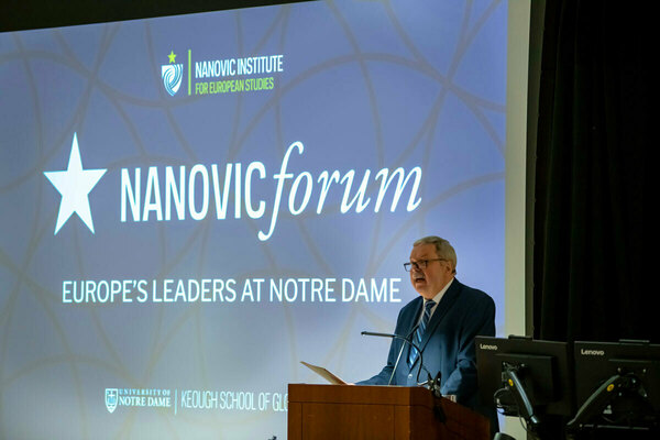 2021 Nanovic Forum with Myroslav Marynovych