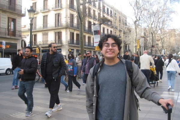Matt Kianpour in Barcelona.