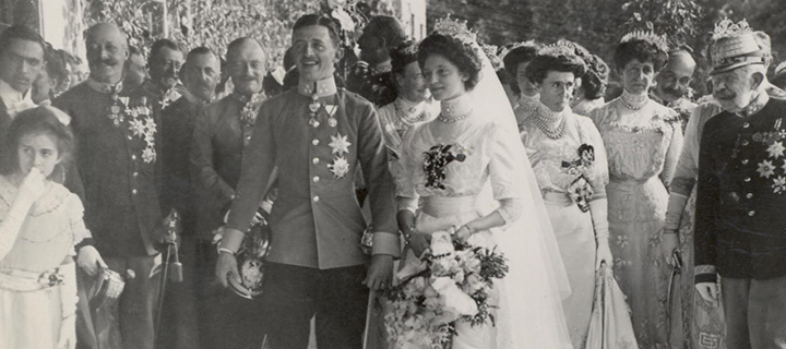 The wedding of Emperor Charles and Empress Zita