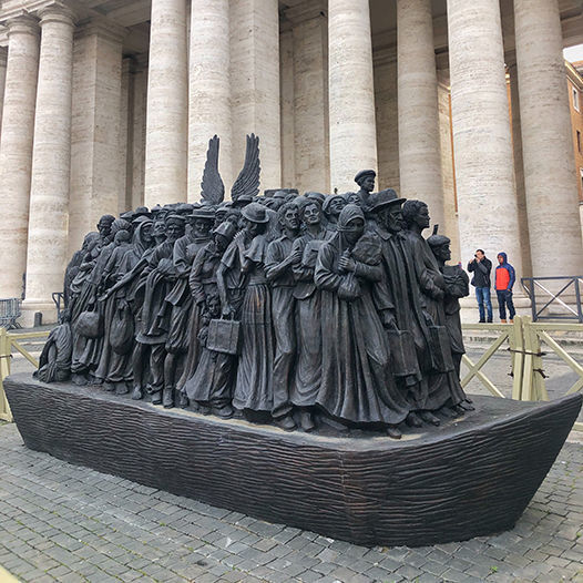 Monument To Migrants Shot By Nanovic Undergraduate Abigail Campbell