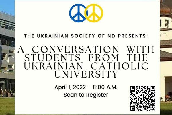 Conversation with students from the Ukrainian Catholic University