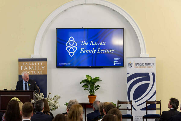 2022 Barrett Family Lecture with Lord Patten of Barnes
