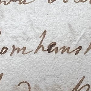 Script from Pelagia's manuscript, Angielczyk Kromhenski?