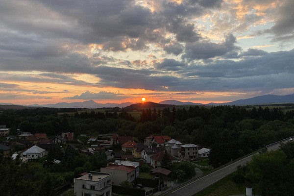 Sunset in Slovakia.